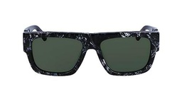 Calvin Klein Jeans CKJ23654S Sunglasses, 073 Black/White