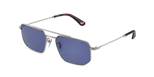 Police, gafas de sol (SPLU66), color: SHINY PALLADIUM (BLUE)