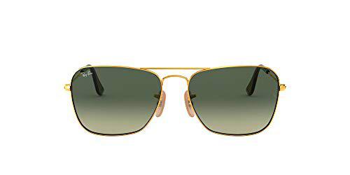 Ray-Ban RB3136 - Caravan, gafas de sol, unisex, color gris (gold), 58 15