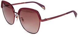 Police Splc24 Gafas de Sol, Burdeos, XXXL Unisex Adulto