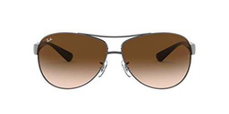 Ray-Ban Mod. 3386 Gafas de Sol, Gunmetal, 67 para Hombre