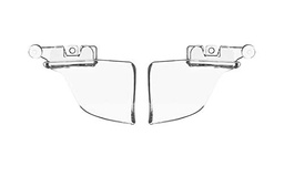 Wiley X Wx Alfa Removable Side Shield Clear Gafas, Blanco