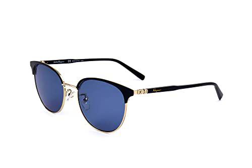 SALVATORE FERRAGAMO SF2201S 44040 - Gafas de sol, 703 Light Gold Black