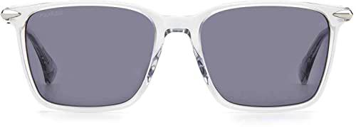 rag &amp; bone RNB5028/G/S Gafas, Crystal Grey, 55 para Hombre