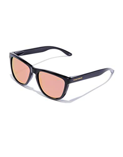 HAWKERS ONE POLARIZED Gafas de sol, Unisex Adulto, RAW Negro / Oro Rosa Polarizado