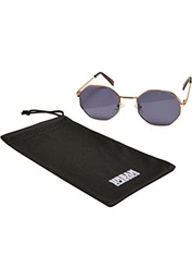 Urban Classics Gafas de Sol Toronto, Negro/Dorado, Talla única Unisex Adulto