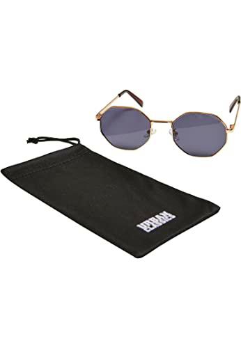 Urban Classics Gafas de Sol Toronto, Negro/Dorado, Talla única Unisex Adulto