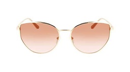 Calvin Klein Ck22113s Gafas, Gold/Blush, 58 para Mujer