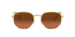 Ray-Ban 0RB3548N Gafas de sol, Gold, 50 Unisex