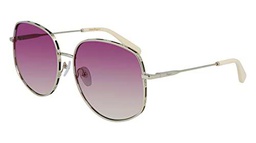 FERRAGAMO SF292S Gafas, Dark Ruthenium/Honey, 63 para Hombre