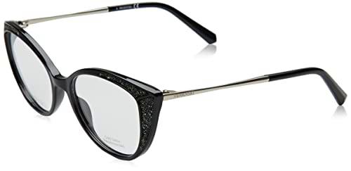 Swarovski SK5362 Gafas, Shiny Black, 53 para Mujer