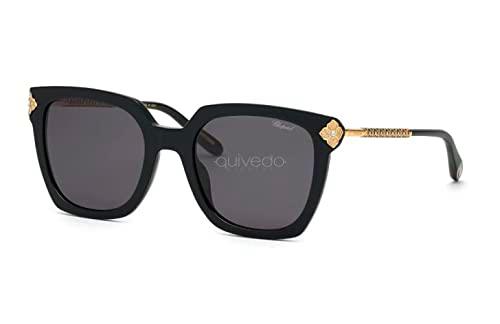 Chopard SCH336S Gafas, Shiny Black, 54 para Mujer