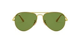Ray-Ban Aviator Metal II Gafas, ORO, 62 Unisex Adulto