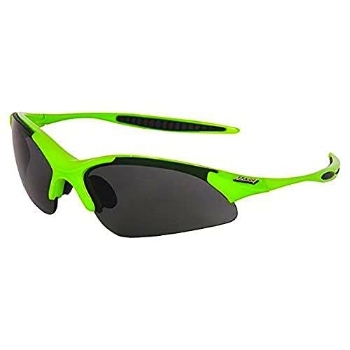 Massi Wind - Gafas de Ciclismo Unisex, Color Verde flúor