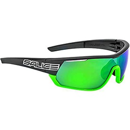 Salice 016RW - Gafas de Ciclismo, Color Negro/Verde