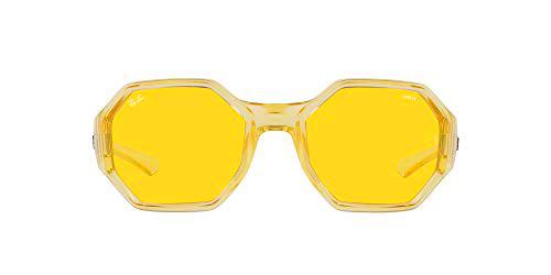 Ray-Ban 0RB4337 Gafas, Transparent Yellow, 59 Unisex Adulto