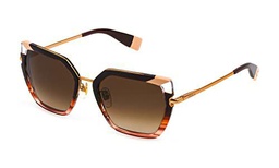 Furla GAFAS DE SOL SFU514V COLOR STRIPED BROWN/PINK PARA Mujer TALLA 54
