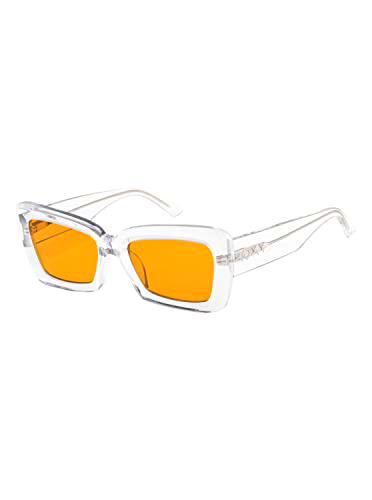 Roxy Bow Tie Gafas de Sol, Crystal/Brown Vintage, Talla única para Mujer
