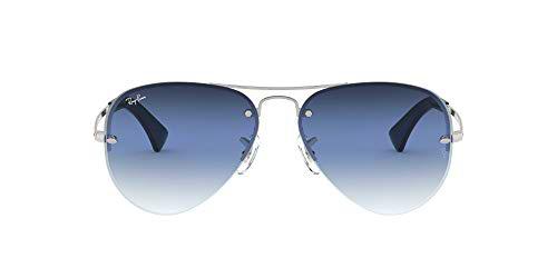 Ray-Ban 0RB3449-91290S-59 Gafas, Silver (91290s), L Unisex Adulto
