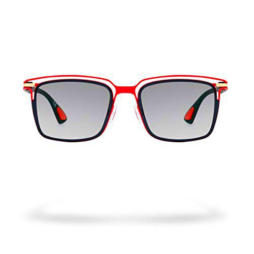 AirDP Style Palawan, Gafas de Sol de los Hombres, C5 Matte Red, 52
