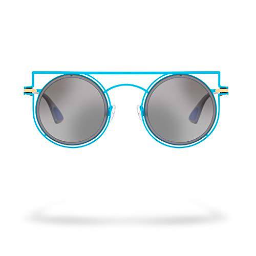 AirDP Style Galapagos, Gafas de Sol Unisex Adulto, C1 Shiny Light Blue, 47