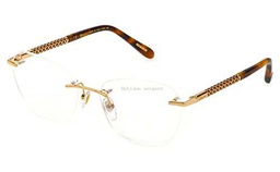 Chopard VCHF47 Gafas, Shiny Rose Gold, 56 para Mujer