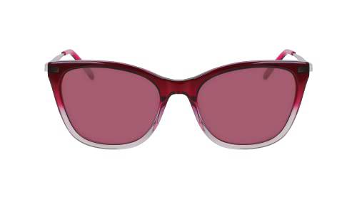 DKNY Dk711s Gafas, Ciruela de Cristal/Gradiente de Humo