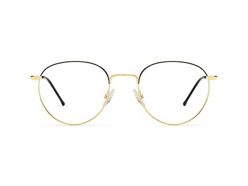 Safilo Linea 05 Gafas, Black Gold, 50 para Hombre