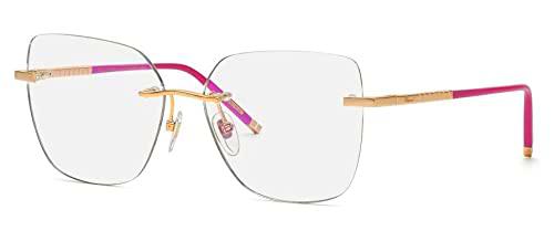 Chopard VCHG25M Gafas, Shiny Rose Gold, 56 para Mujer