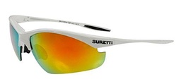 SURETTI Sport Gafas de Sol, Color Blanco, One Size
