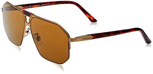 Chopard SCHG61 Gafas, Shiny Satin Grey Gold, 62 para Hombre