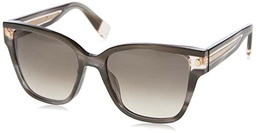 Furla SFU592V Gafas, Shiny Striped Grey, 54 para Mujer