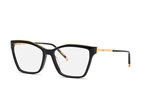 Chopard VCH321M Gafas, Black Super Black, 56 para Mujer