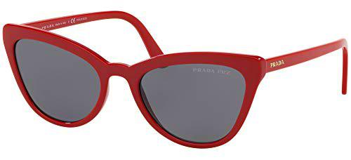 Prada 0PR 01VS Gafas, Rojo, 56 para Mujer