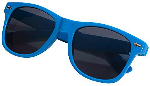 TOPICO Gafas de Sol Unisex Juvenil estilosas, Color Azul