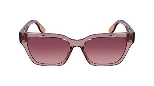 Lacoste L6002s Gafas, Transarent Grey, 53/17/145 para Mujer
