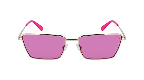 Calvin Klein Jeans Ckj22217s Gafas, Gold/Pink, 58/16/140 Unisex Adulto