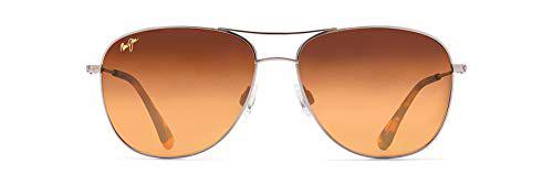 Maui Jim Cliff House Gafas, Gold, 59/15/120 Unisex Adultos