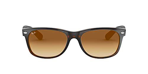 Ray-Ban New Wayfarer, Gafas de Sol Unisex adulto, Multicolor (Tortoise 710/51), 55 mm