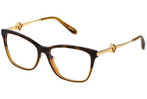 Chopard VCH318S Gafas, Shiny Havana with Glittery, 54 para Mujer
