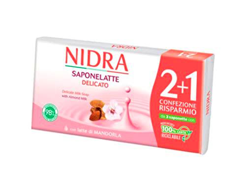 Saponelatte Delicato Con Latte Di Mandorla 2 E 1 Pezzi 90 gr.