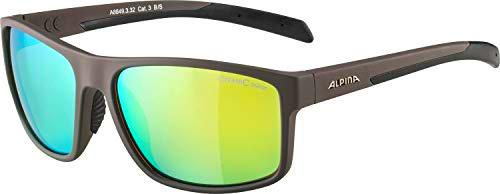 ALPINA NACAN I Gafas, Unisex Adulto, Color Negro Mate