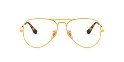 Ray-Ban 0RX6489, Monturas de Gafas Unisex adulto, Marrón (Gold), 58