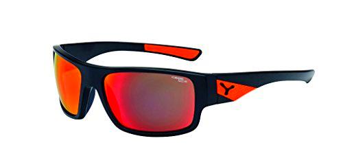 Cébé Whisper Gafas, Unisex Adulto, Multicolor (Matt Black Orange), L