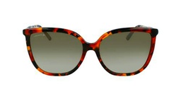 Lacoste L963s Gafas, Light Havana, 59/16/135 para Mujer