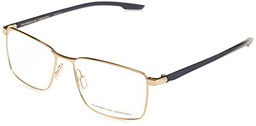 Porsche P8733 Frame, Gold, Dark Blue, 57 para Hombre