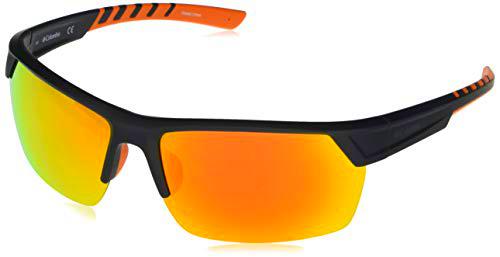 Columbia Men's Sunglasses C536SP PEAK RACER - Matte Black/Orange with &lt;&lt;&lt;No Lens Color&gt;&gt;&gt; Lens
