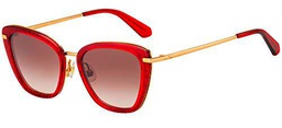 Kate Spade Thelma/G/S Gafas de Sol, Red, 53mm Unisex