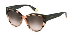 Furla SFU694 Gafas, Shiny Pink/Brown Vintage Havana