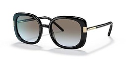 Prada 0PR 04WS Gafas de Sol, Negro Y Gris Claro, 53 para Mujer